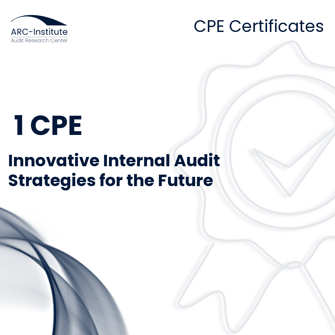 INNOVATIVE INTERNAL AUDIT STRATEGIES FOR THE FUTURE