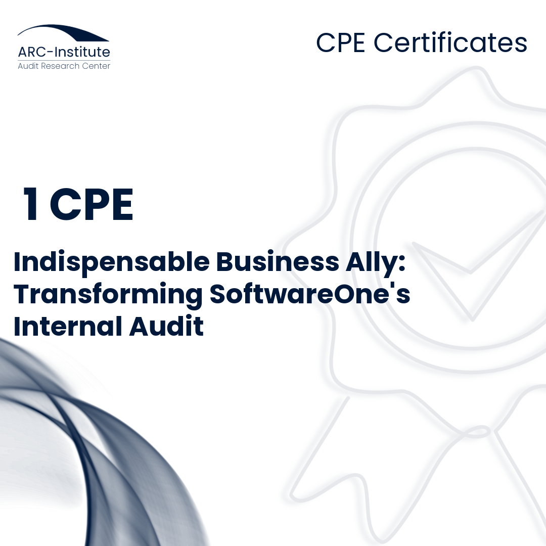 INDISPENSABLE BUSINESS ALLY: TRANSFORMING SOFTWAREONE’S INTERNAL AUDIT