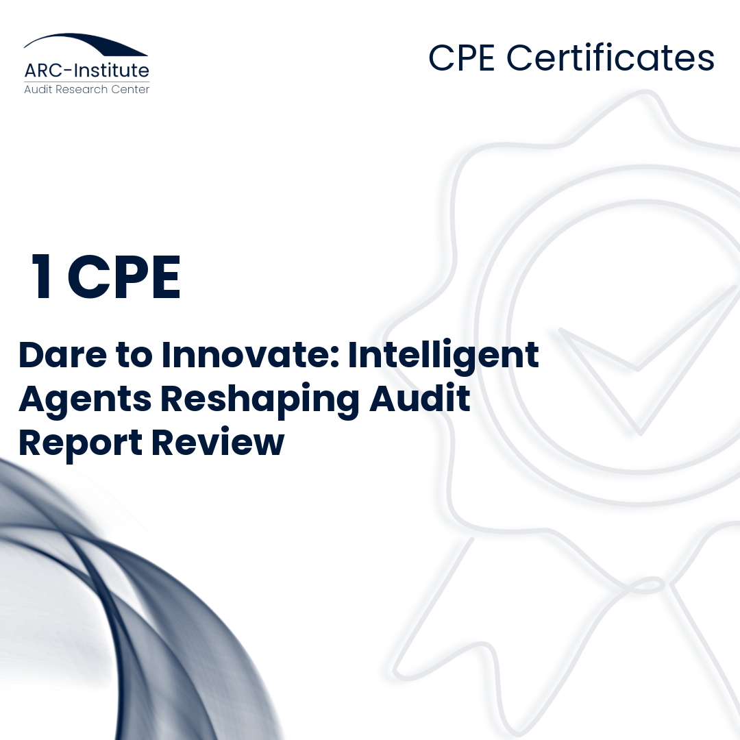 DARE TO INNOVATE: INTELLIGENT AGENTS RESHAPING AUDIT REPORT REVIEW