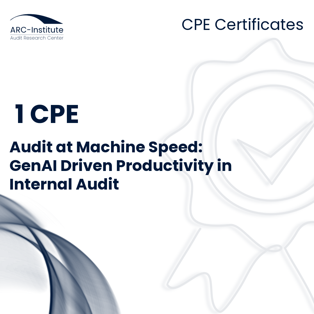 AUDIT AT MACHINE SPEED: GENAI DRIVEN PRODUCTIVITY IN INTERNAL AUDIT
